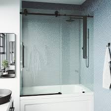 Frameless Sliding Bathtub Door