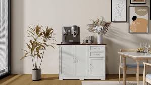 Wood Buffet With Wine Storage