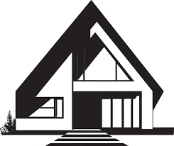 Vector Emblem Simplistic Dwelling Mark