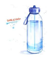 Water Bottle Ilrations Stock