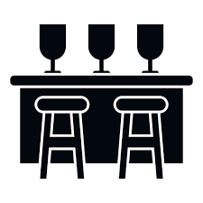 Furniture Bar Counter Icon Simple