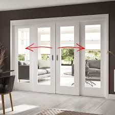 White Two Track Upvc Sliding Door For