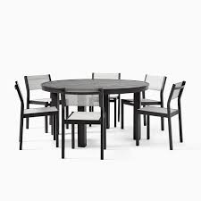 Portside Aluminum Outdoor Round Dining