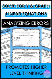 Graphing Linear Equations Error