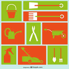 Free Vector Gardening Tools Icons