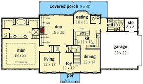 Formal Georgian House Plan 83055dc