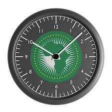 Wall Clock With The Flag Of Antigua And