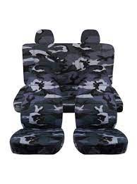 Camouflage Car Seat Covers Gray Camo