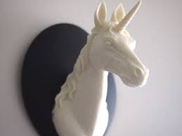 Mounted Unicorn Head Wall Hanging