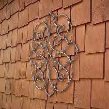 Taza Metal Wall Outdoor Decor Bronze