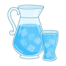 Water Cartoon Glass Water Jug