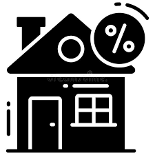 Discount House Trendy Icon Flat Style