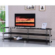 Tempered Glass Modern Corner Tv Stand