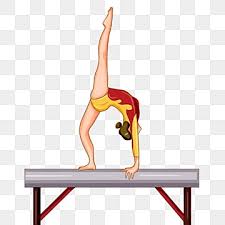 gymnastics balance beam clipart