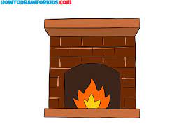 Fireplace Drawing Tutorial For