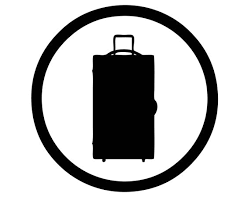 Luggage Suitcase Hotel Symbol Logo
