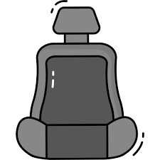 Car Seat Generic Thin Outline Color Icon