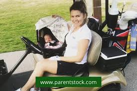 Baby Car Seat On A Golf Cart