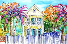 Key West Florida Watercolor Art