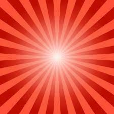 abstract sunbeams red rays background