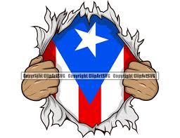 Puerto Rico Rican Hand Rip Ripping