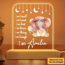 Personalized Baby Elephant Animals