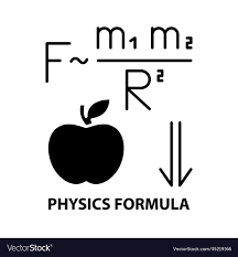 Physics Formula Icon Black Sign Royalty