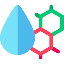 Water Drop Basic Rounded Flat Icon