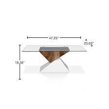 Large Rectangle Glass Coffee Table