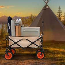 Foldable All Terrain Beach Wagon Cart