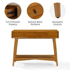 Crosley Furniture Landon Console Table Brown