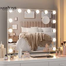 Large Hollywood Lighted Makeup Mirror