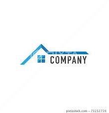 Abstract House Real Estate Logo Design