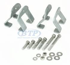 boat trailer i beam clamps guide pole