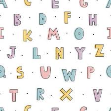 Nursery Seamless Abc Pattern Alphabet