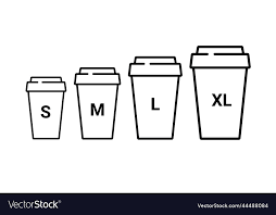 Coffee Cup Plastic Size Icon Large