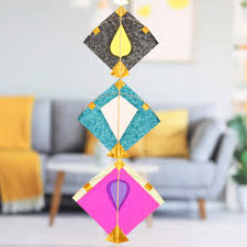 Paper And Bamboo Kite Ornament For Wall