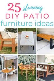 25 Amazing Diy Patio Furniture Ideas To