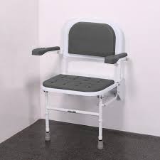 Wall Mounted Folding Shower Seat With