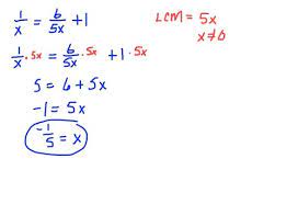 Solving Rational Equations Flashcards