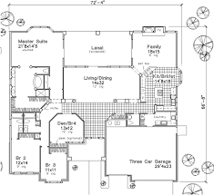 Large Ranch House Plan With 4 Bedrooms