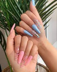Top 30 Cute Two Colored Nail Design