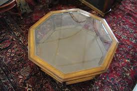 Lot Octagonal Coffee Table Featuring