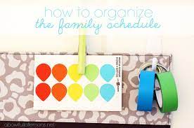 How To Organize Your Schedule A Bowl
