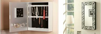 Wall Mounted Jewelry Armoires