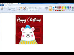 Cute Card In Ms Paint