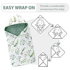 Cotton Minky Baby Swaddle Blanket With