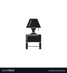 Lamp Black Concept Icon Vector Image
