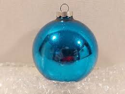 Vintage Ornament Blue Mercury