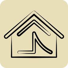 Stylized House Icon Vector Art